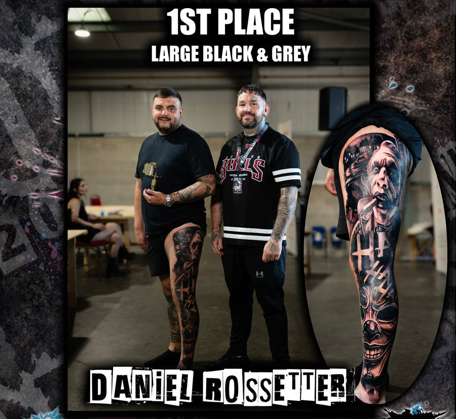 1st Place Large Black & Grey