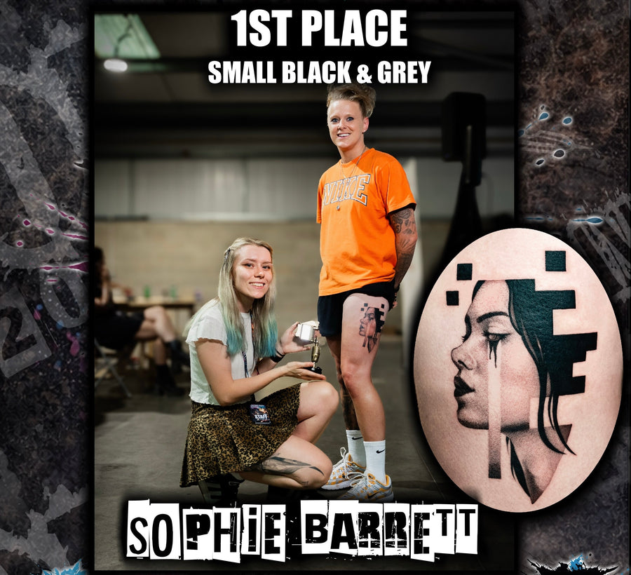 1st place small Black & Grey