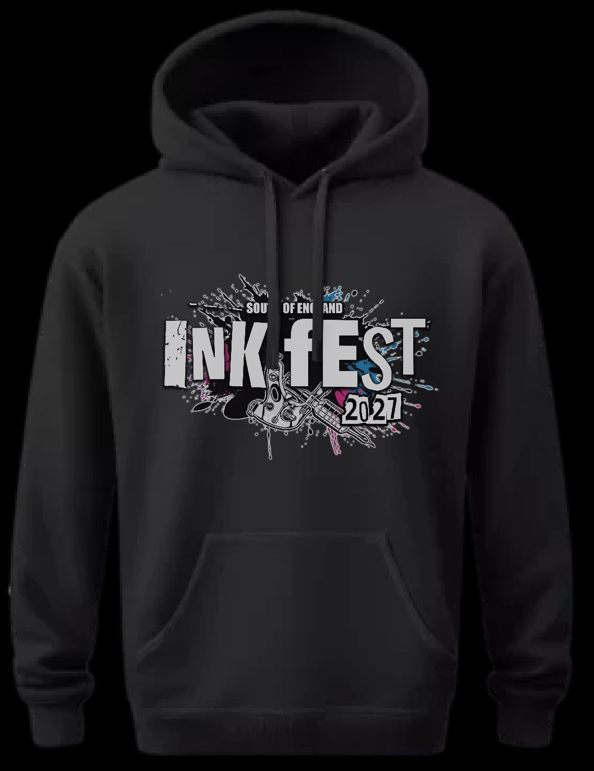Unisex Ink Fest Black Hoodie