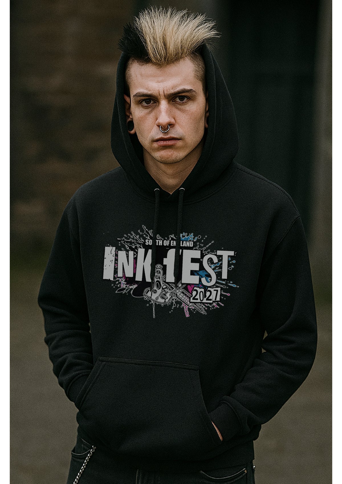 Unisex Ink Fest Black Hoodie