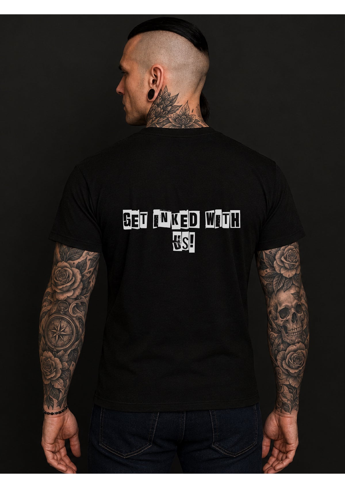 Unisex Ink Fest Black T-Shirt