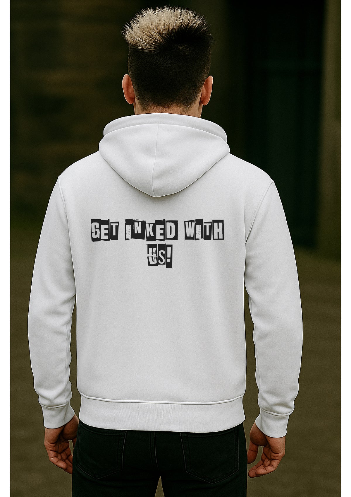 Unisex Ink Fest White Hoodie