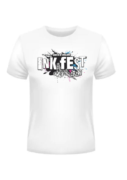 Unisex Ink Fest White T-Shirt